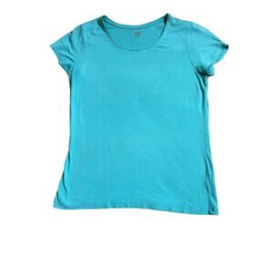 Cute Teal Plaid Ladies Bermuda Shorts Outfit Shirt Size Large Shorts Size 10